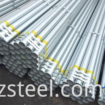 Round Galvanized Steel pipes